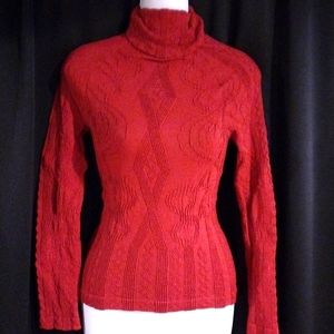 Scala seamless crinkled turtleneck one size